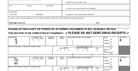 Universal Claim form Template Best Photos Of Universal Claim form Template Ncpdp