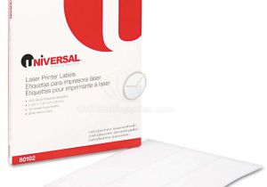 Universal Laser Printer Labels Template Unv80102 Laser Address Labels by Universal