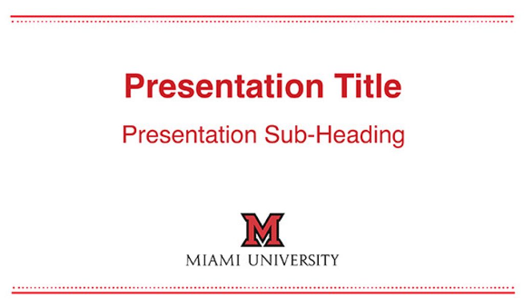 University Of Miami Powerpoint Template University Of Miami Powerpoint