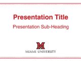 University Of Miami Powerpoint Template University Of Miami Powerpoint Template Powerpoint