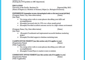 University Student Resume for Summer Job Best Current College Student Resume with No Experience