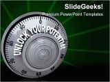 Unlock Powerpoint Template Unlock Your Potential Security Powerpoint Template 1110