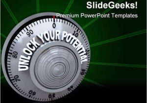 Unlock Powerpoint Template Unlock Your Potential Security Powerpoint Template 1110