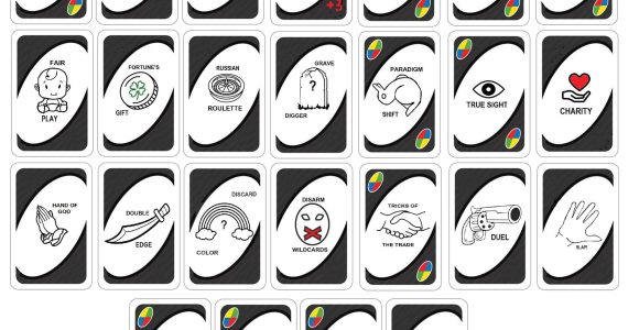Uno attack Blank Card Ideas Uno Customizable Wild Card Expansion Complete Version