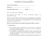 Unpaid Internship Contract Template Haq Internship Agreement