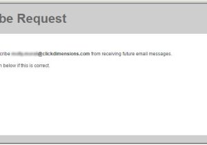 Unsubscribe Email Template Unsubscribes Clickdimensions Support