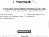 Unsubscribe Email Template Unsubscribing From Email How top Fashion Retailers Try to