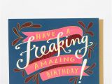 Urban Outfitters E Gift Card Birthday Emily Mcdowell Freaking Amazing Birthday Card