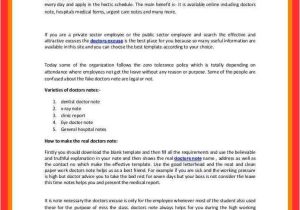 Urgent Care Resume Sample Fake Urgent Care Note Good Resume format