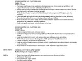 Us software Engineer Resume format 10 Senior software Engineer Sample Resume Proposal Sample