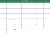 Usable Calendar Template Printable March 2014 Calendar now Available On Leading