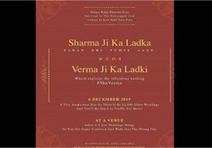 Use Of Waste Marriage Card Twitterrati Finds This Comedian S Indian Wedding Card so