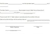 Used Car Contract Template Used Car Contract Free Word Templates