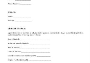 Used Car Deposit Contract Template Sample Deposit Contract forms 7 Free Documents In Word Pdf