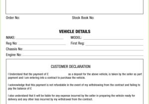 Used Car Deposit Contract Template Vehicle Service Report forms Ncr Templates New Used