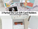 Used Greeting Card Display Stand for Sale 3 Unique Gift Card Holders Feat Partial Diecutting Card