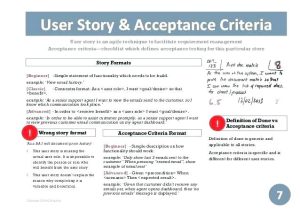 User Story Template Pdf User Stories Template Agile Spreadsheet Project Charter