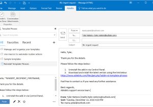 Using Email Templates In Outlook 2013 Reply with Template In Outlook 2016 2013 2007 Template