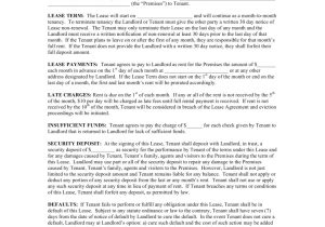 Usufructuary Contract Sample Template 40 Simple Multiple Tenant Lease Agreement Vo N58315