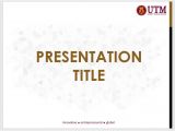 Utm Powerpoint Template Utm Slide Presentation Template Affordable Presentation