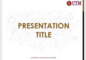 Utm Powerpoint Template Utm Slide Presentation Template Affordable Presentation