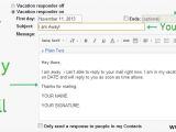 Vacation Auto Reply Email Template Writing An Away Message for Work Vacation Templates