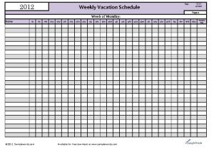 Vacation Calendar Template 2014 Employee Vacation Tracking Calendar Template 2014