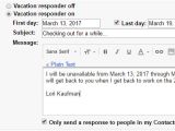 Vacation Email Message Template Vacation Response Letter Sample Lifehacked1st Com