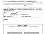 Vacation Home Rental Contract Template Simple Rental Agreement 11 Download Free Documents In
