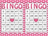 Valentine Bingo Template 30 Valentines Bingo Cards Printable Valentine Bingo Cards