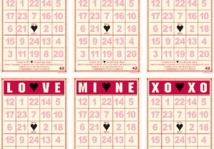 Valentine Bingo Template 6 Best Images Of Valentine Cookie Bingo Card Printable
