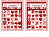 Valentine Bingo Template 6 New Valentine 39 S Day Bingo Cards for Kids
