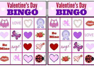 Valentine Bingo Template Free Valentine Bingo Game Printable Collection for Kids