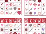 Valentine Bingo Template Valentine S Day Bingo Stamping together at Monika 39 S