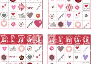 Valentine Bingo Template Valentine S Day Bingo Stamping together at Monika 39 S