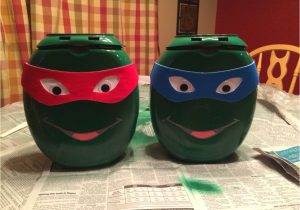 Valentine Card Box Holder Ideas Tide Pod Containers Turned Into Ninja Turtle Valentine S Day