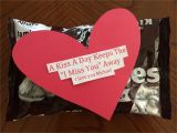 Valentine Card Ideas for Boyfriend Diy Boyfriend Gift A Kiss A Day Keeps the I Miss You
