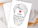 Valentine Card Ideas for Boyfriend Valentines for Him Fuzzy Face Beard Card Beard Grooming Card Funny Valentines Day Card Anniversary Card Funny Birthday Cards Boyfriend