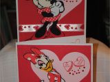 Valentine Card Ideas for Friends Valentine Cards Using the Mickey Friends Cricut Cartridge