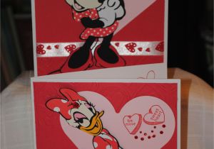 Valentine Card Ideas for Friends Valentine Cards Using the Mickey Friends Cricut Cartridge