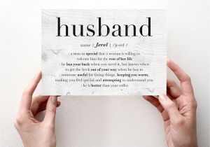 Valentine Card Ideas for Husband Husband Birthday Card Personalized Husband Valentine Card