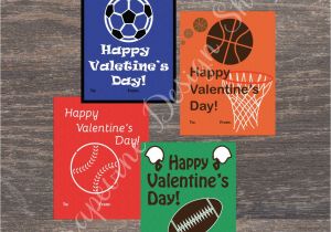 Valentine Card Ideas for School Kids Sports Valentine Cards Printable Valentines for
