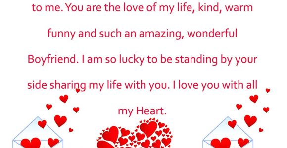 Valentine Card Quotes for Him to My Wonderful Boyfriend Valentine Card