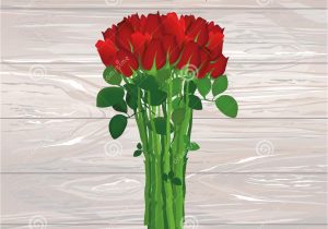 Valentine Card Roses are Red Bouquet Of Red Flowers Roses Tied with A Rope Greeting