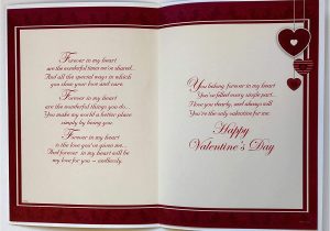 Valentine Card Verses for Husband Amazon Com Valentine Boyfriend Sentimental Verse Morden