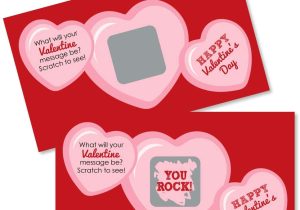 Valentine Card with Name Edit Amazon Com Conversation Hearts Scratch Off Valentine S