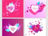 Valentine Day Card Name Edit Happy Valentines Day Cards Template with In Love isolated In