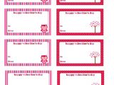 Valentine Gift Tag Template 5 Best Images Of Printable Customizable Blank Tags Free