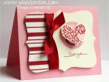 Valentine Greeting Card Making Ideas I Heart Hearts Shaker Card Stampin Up Valentine Cards