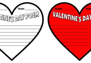 Valentine Poem Template Valentine 39 S Day Teaching Resources Lesson Plans for